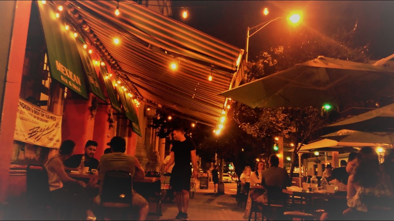 Saturday Night Walk in Hoboken NJ - Saturday Night Vibes [4K]