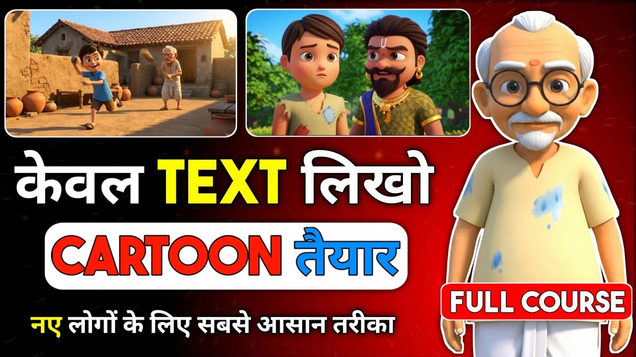 How To Create Long 3D Cartoon Story Videos Using AI (Step-by-Step) Cartoon video kaise banaye