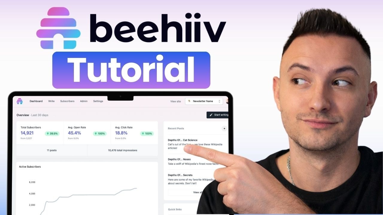 Beehiiv Tutorial 2026 - How to Use Beehiiv like a Pro