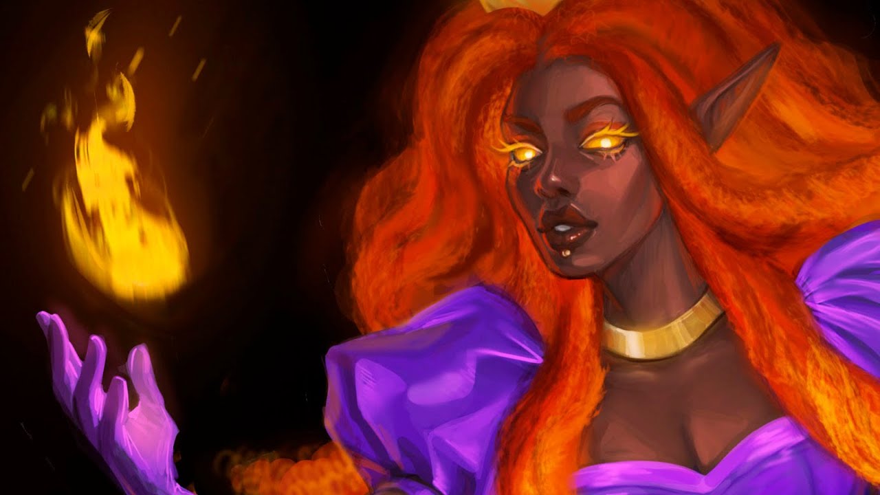 The Goddess of Flame [Speedpaint]