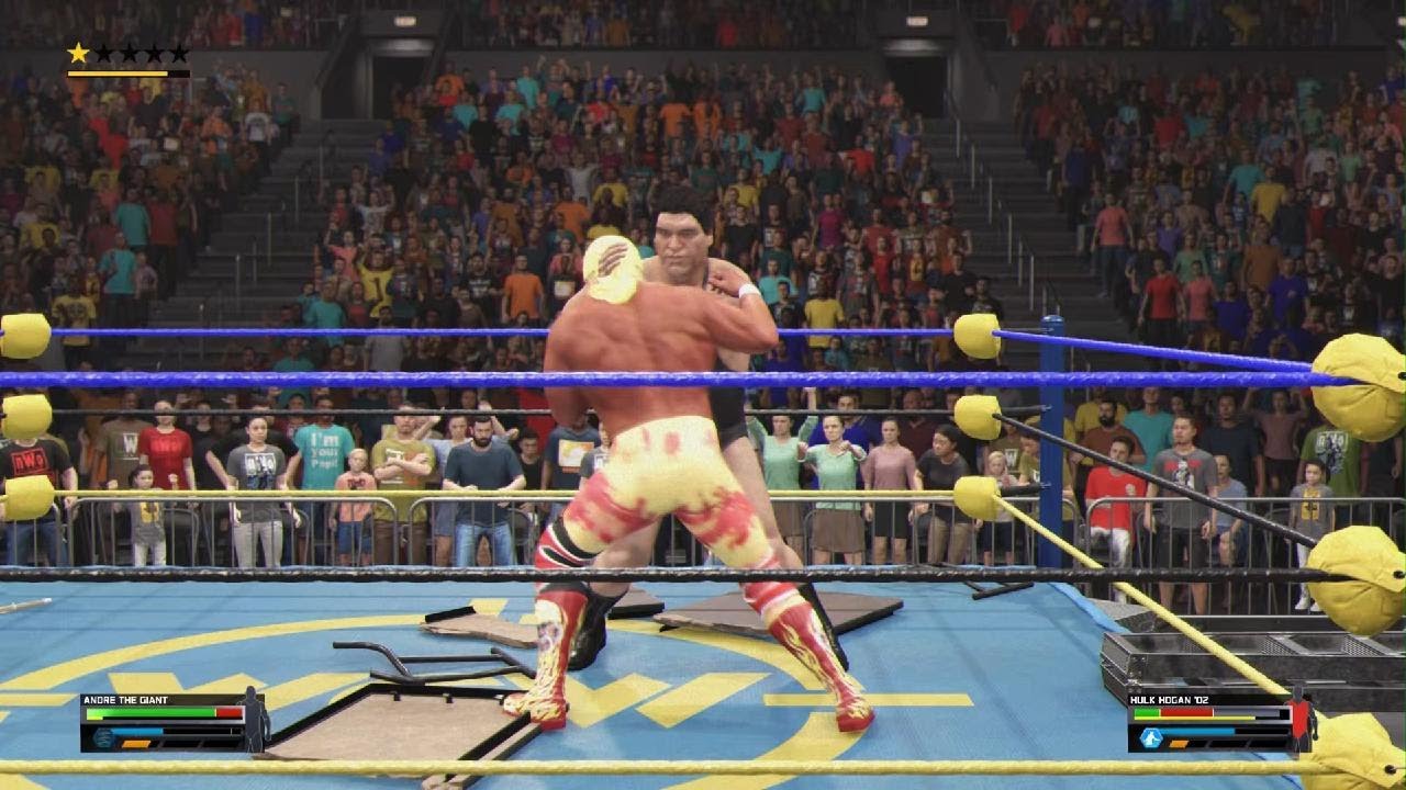 WWE 2K25 andre the giant vs the hulkster