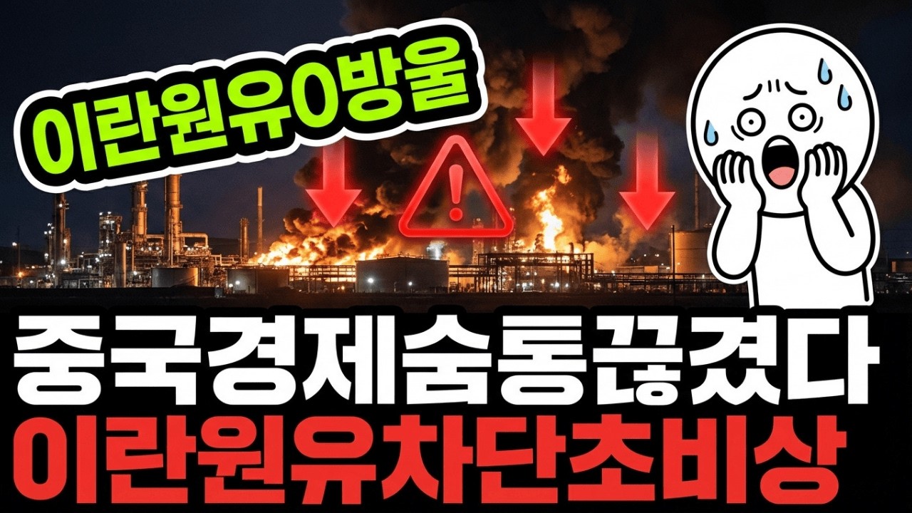 이란 폭격에 가장 공포에 떠는 중국, 무너지는 4개의 경제 기둥!