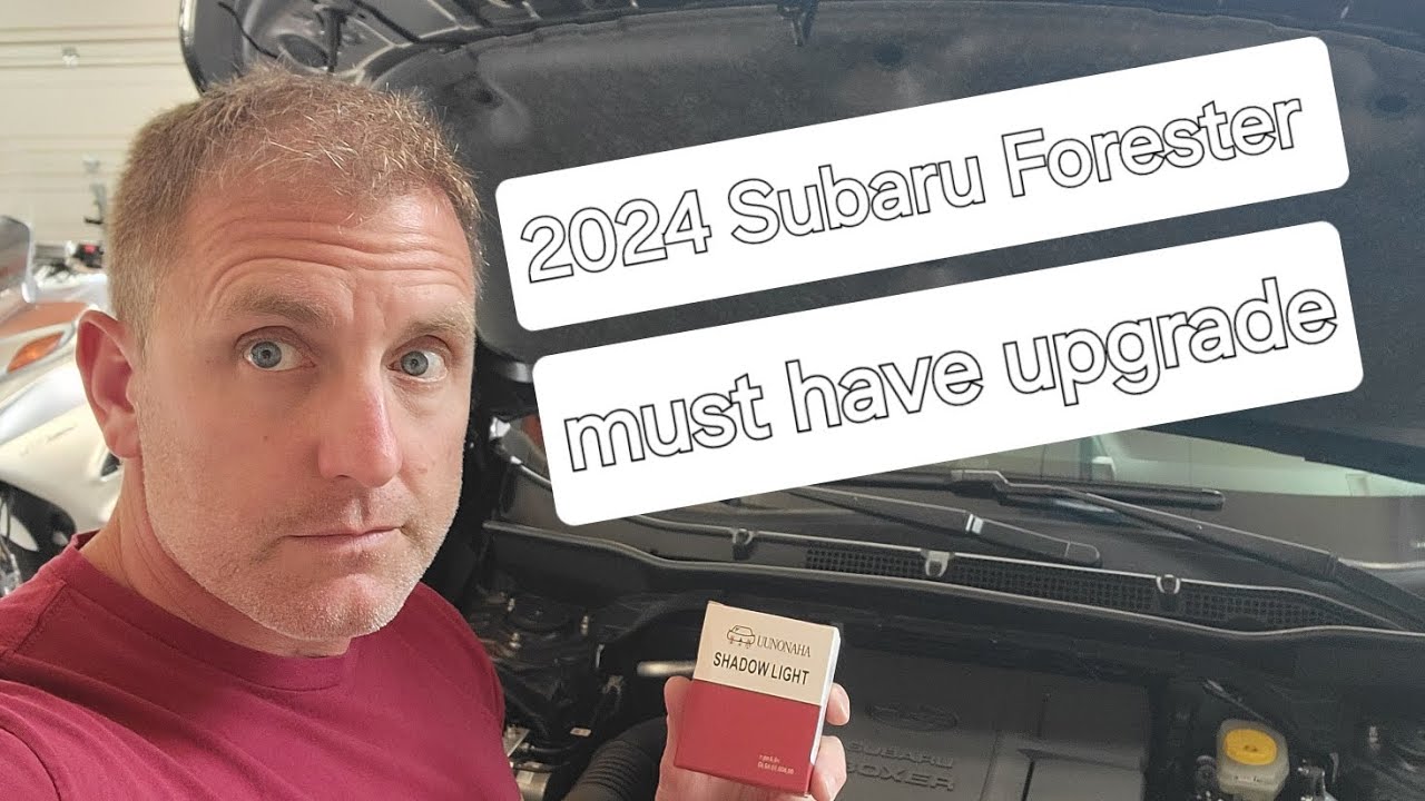 2024 Subaru Forester Must have upgrade!  Puddle lamps..simple and easy and cheap!