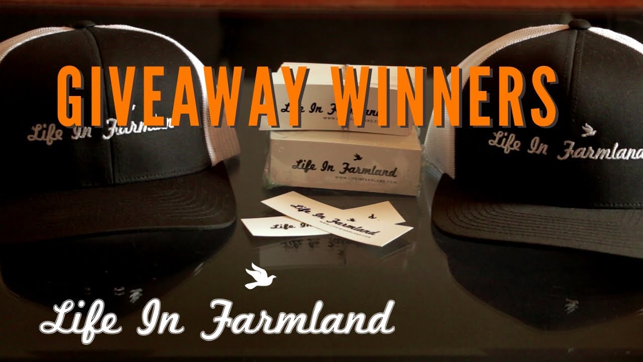 Life In Farmland Hat Winners!