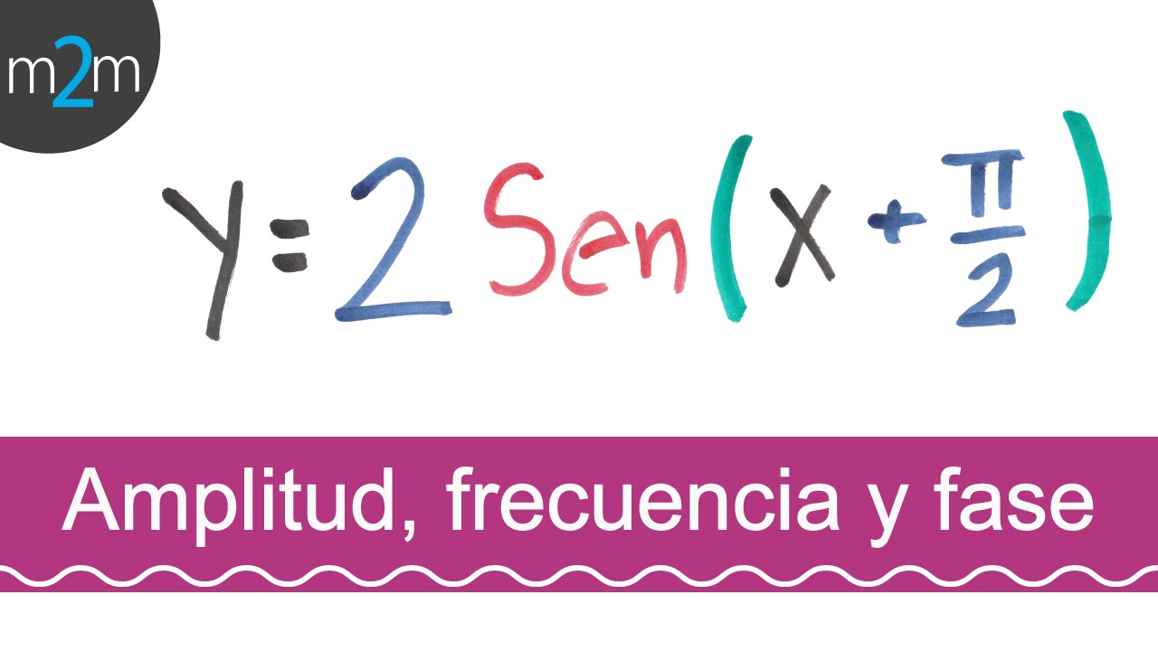 Amplitud, frecuencia y fase│función seno │ Radianes