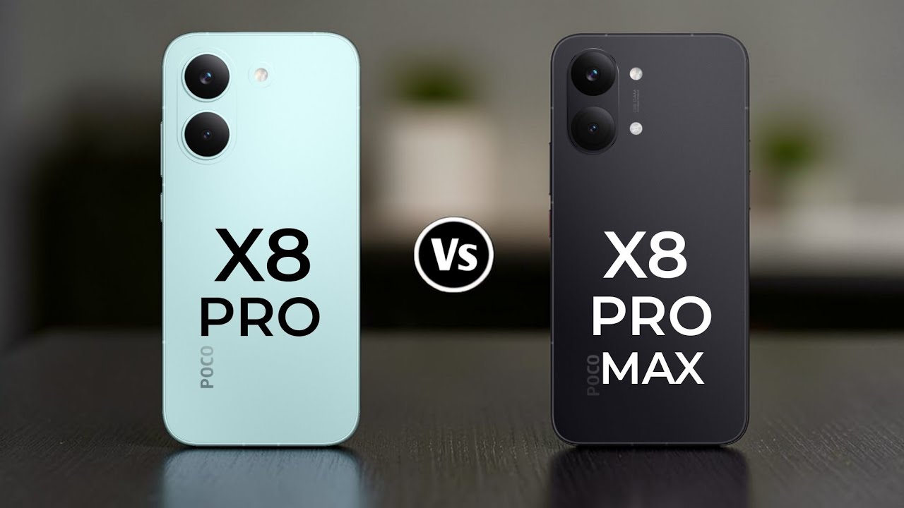 Poco X8 Pro 5G Vs Poco X8 pro Max 5G