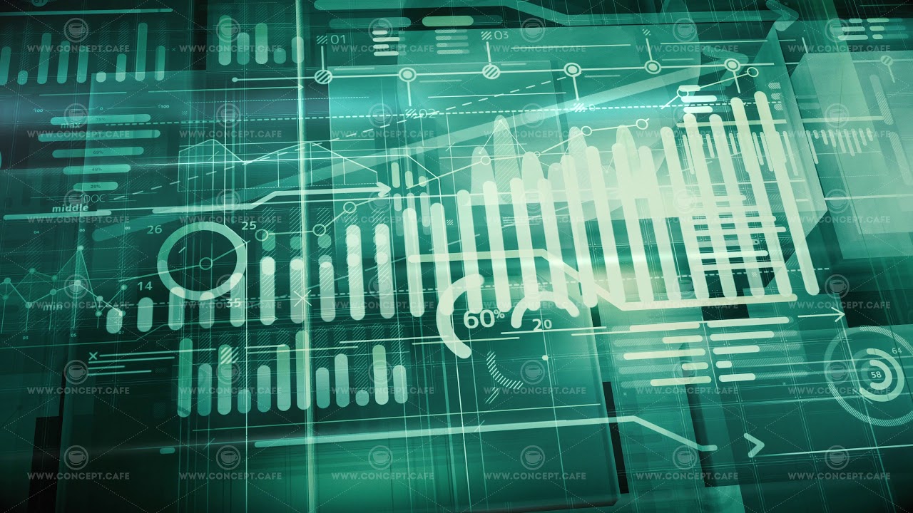 Business background with 3D abstract infographic space.
