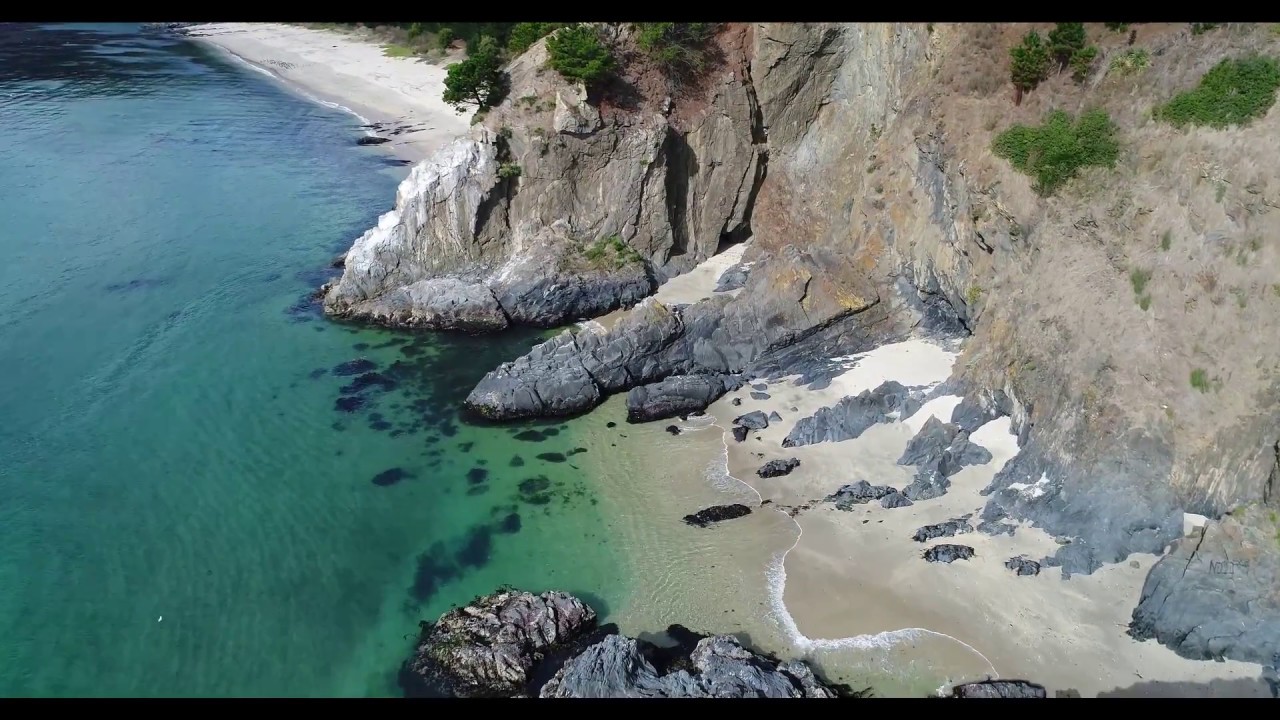 Buscando la mejor playa de Lirquén y Penco, tomas aéreas.