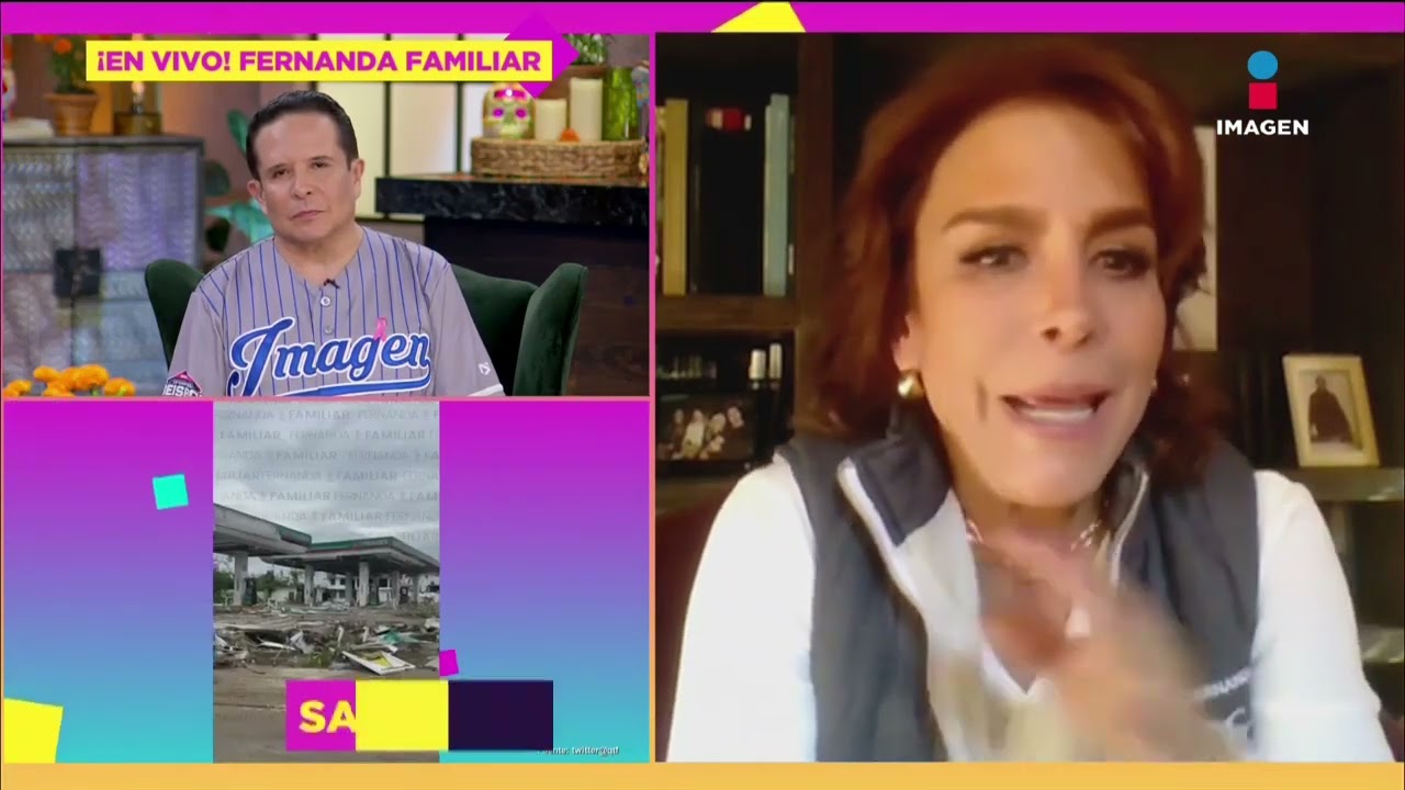 Fernanda Familiar se DESPIDIÓ de sus HIJOS al creer que no sobreviviría huracán de Acapulco | DPM