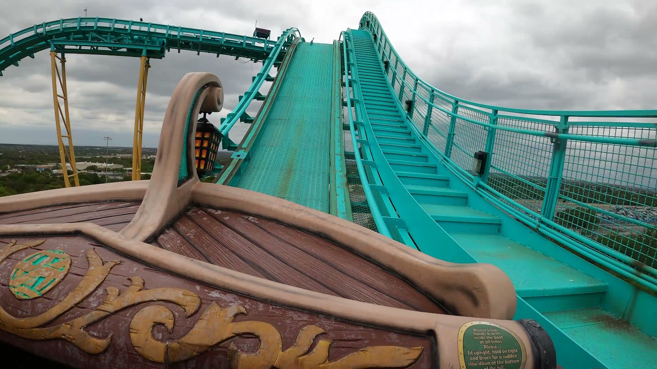 [4K] Journey to Atlantis POV at SeaWorld San Antonio