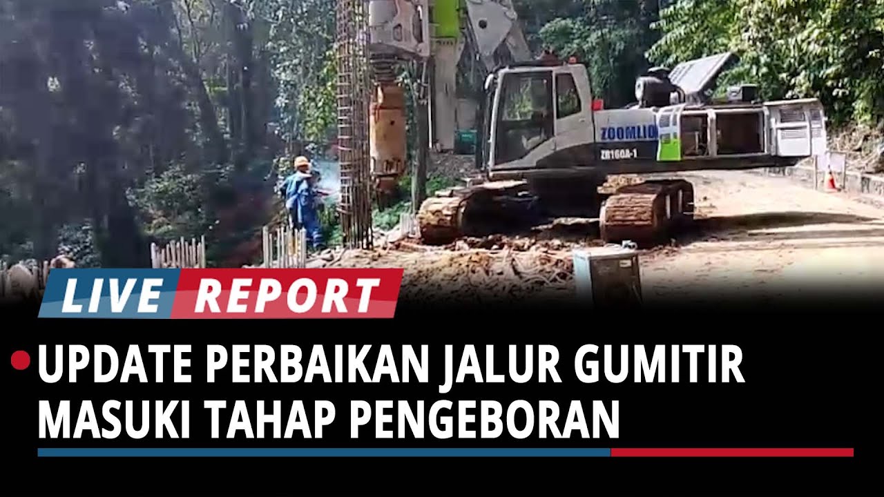Update Perbaikan Jalur Gumitir Jember, Masuki Tahap Pengeboran Tanah di Tepi Jurang