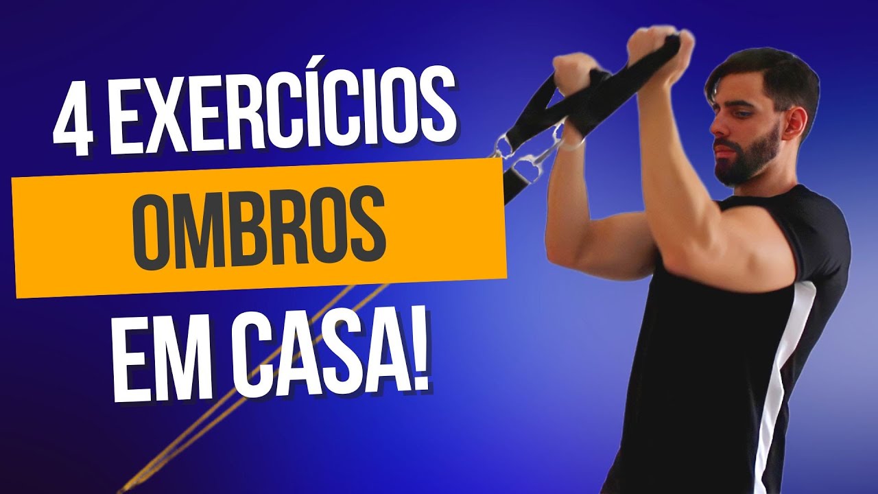 TREINO DE OMBROS COM ELÁSTICO *treino completo*