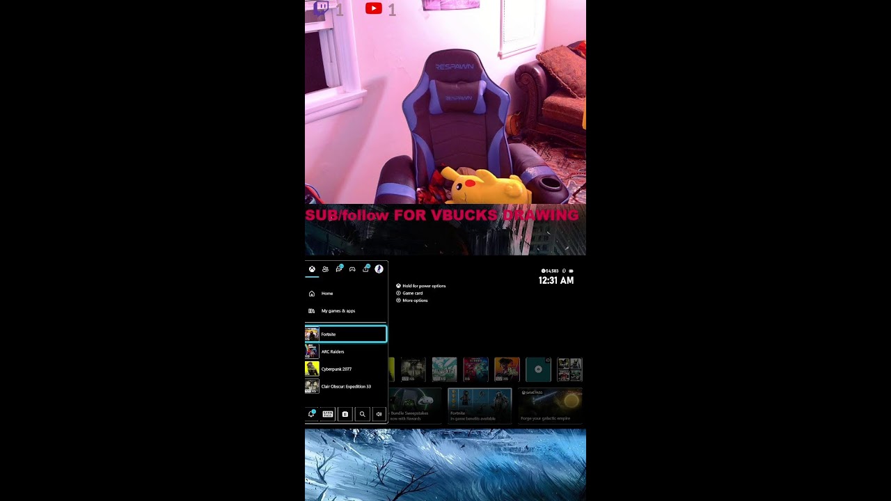 playing with pikachu vbuck giveaway