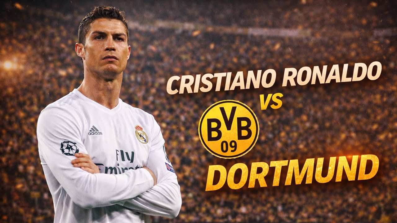 Cristiano Ronaldo vs Dortmund 😤🔥 | CR7 faced like a Boss 😎 