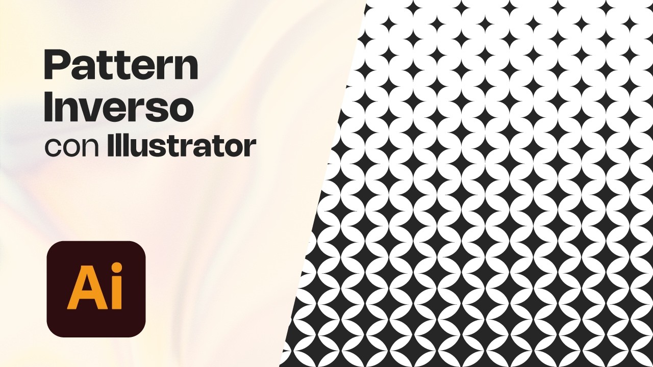 Crea un Pattern Inverso Sfumato con Illustrator (Tutorial Facile)