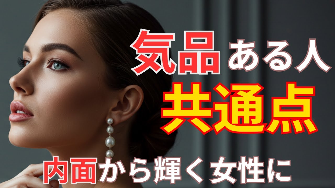 【 上品な女性 】 品格ある女性が実践する9つの習慣 【 スピリチュアル 習慣 】