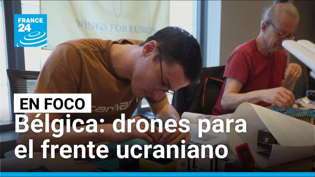 Guerra en Ucrania: civiles en Bélgica ensamblan drones para el Ejército de Kiev • FRANCE 24 Español
