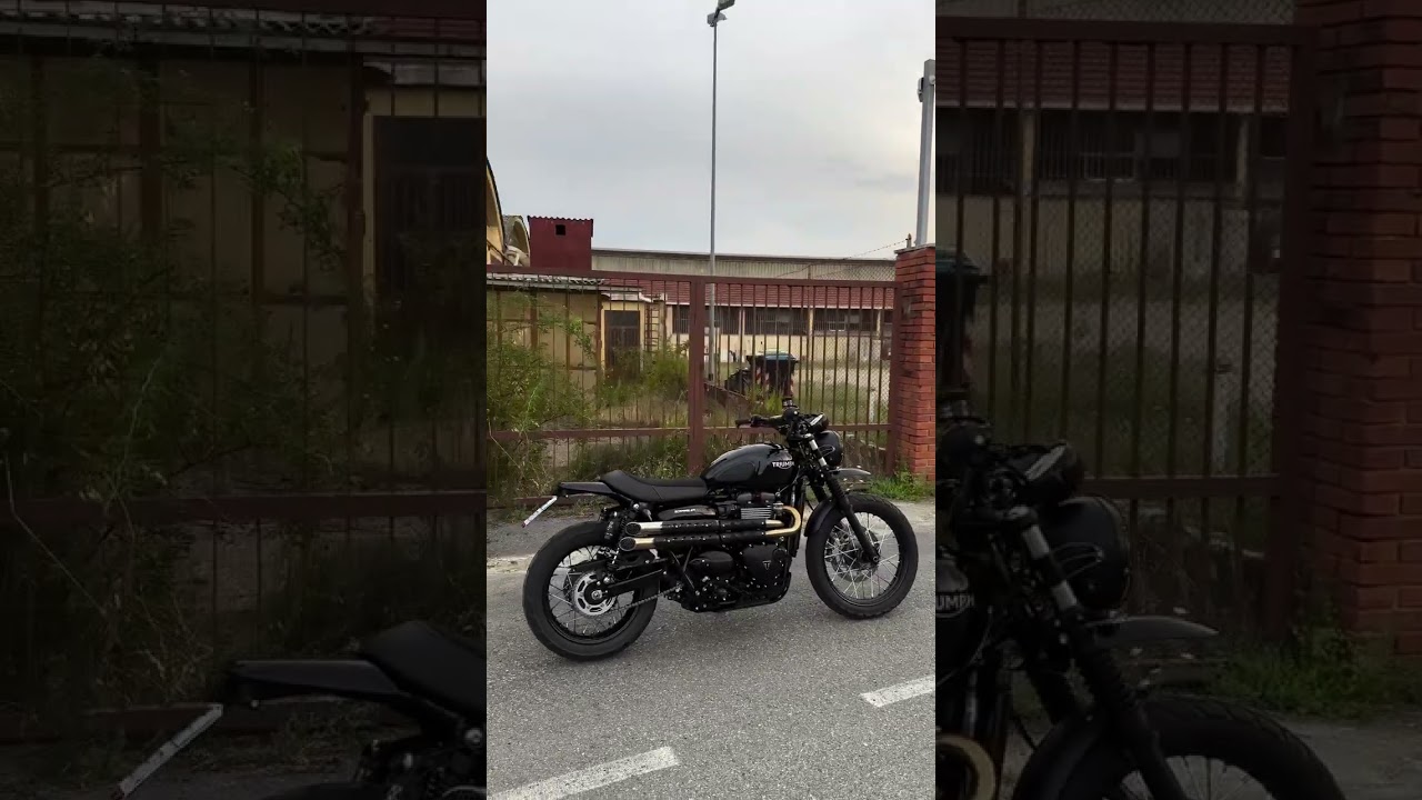 Scrambler 900 All Black #triumph #scrambler #scrambler900