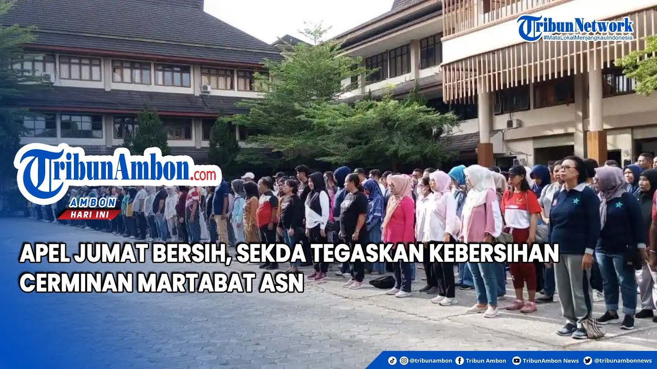 Apel Jumat Bersih, Sekda Tegaskan Kebersihan Cerminan Martabat ASN
