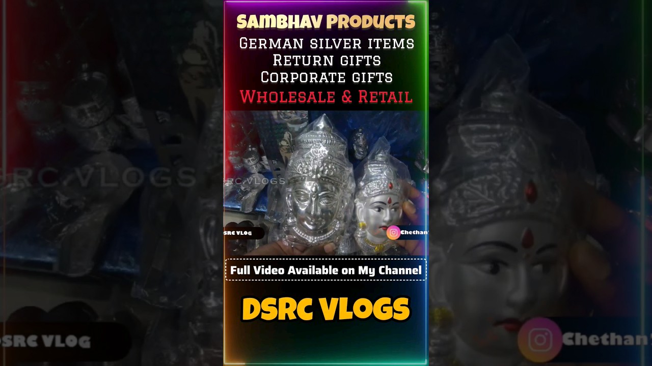 #germansilveritems #germansilver #germansilvergifts #bangalore #sambhavproducts #dsrcvlogs