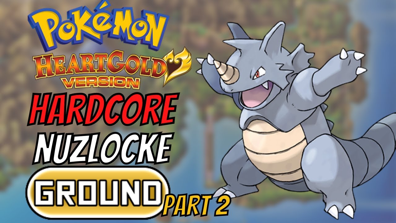 Pokemon HeartGold Hardcore Nuzlocke Part 2 - Ground Types Only! (No Items, No Overleveling)