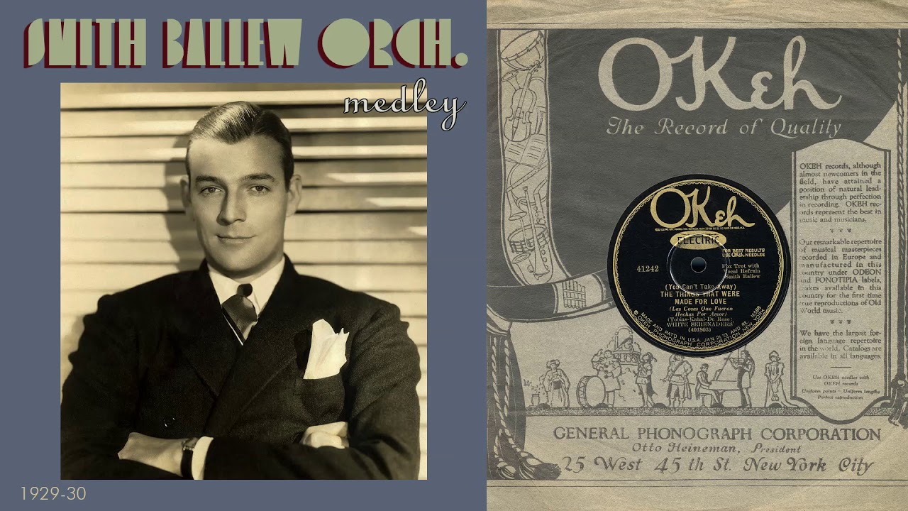 1929, Lady Luck, S'posin', Blondy, Hittin' the Ceiling, Girl Trouble, Smith Ballew Orch. HD 78rpm