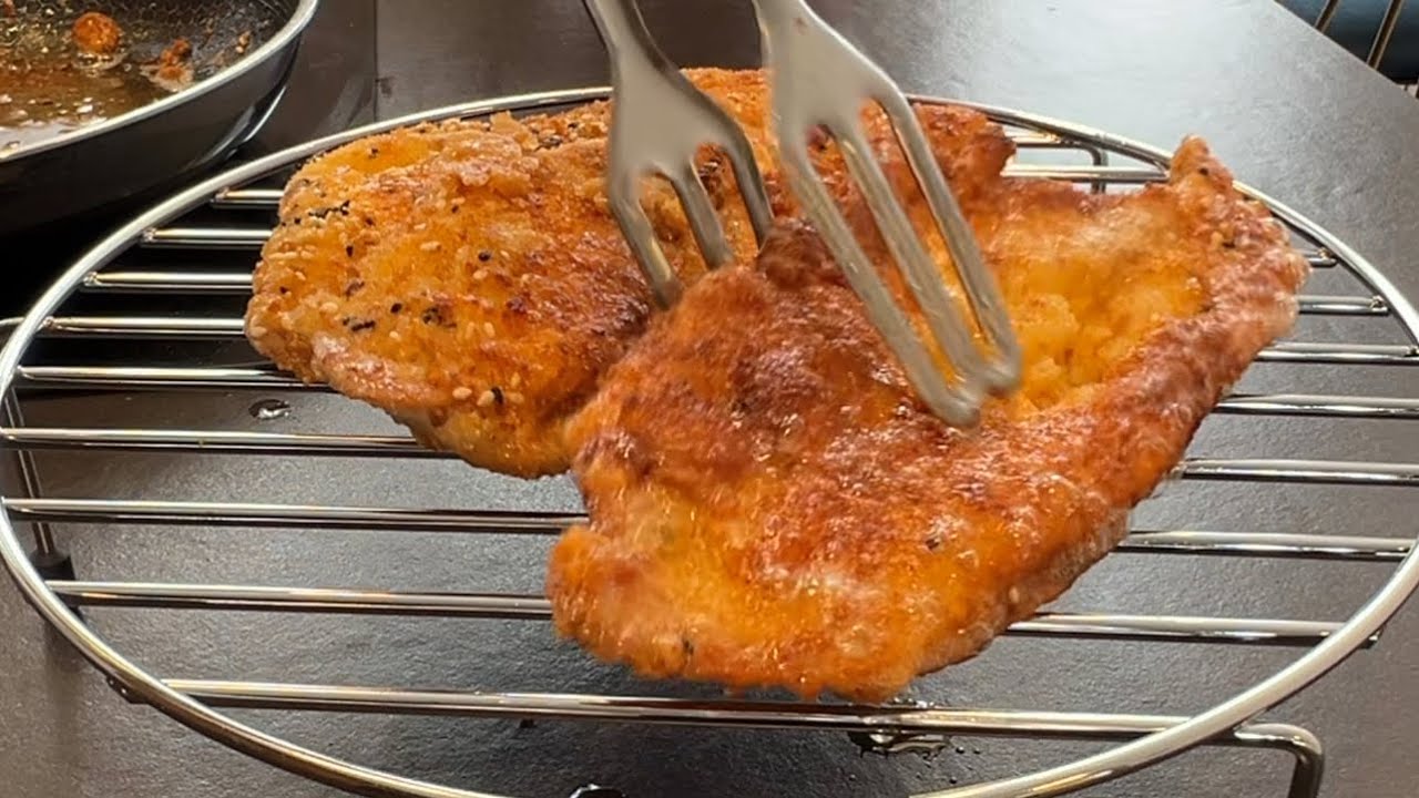Goldenes Schnitzel! Geheimrezept eines österreichischen Kochs! Wiener Schnitzel