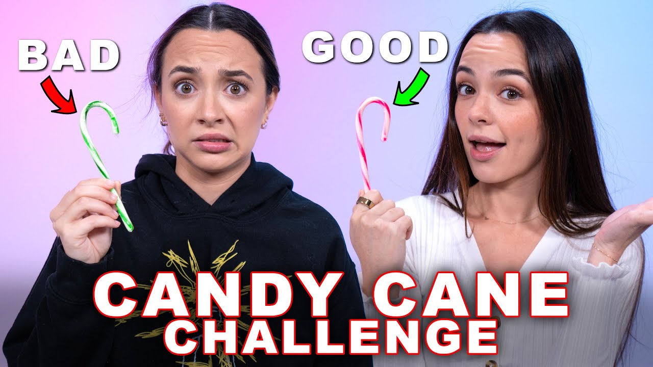 GUESS THE CANDY CANE CHALLENGE! - Merrell Twins Live