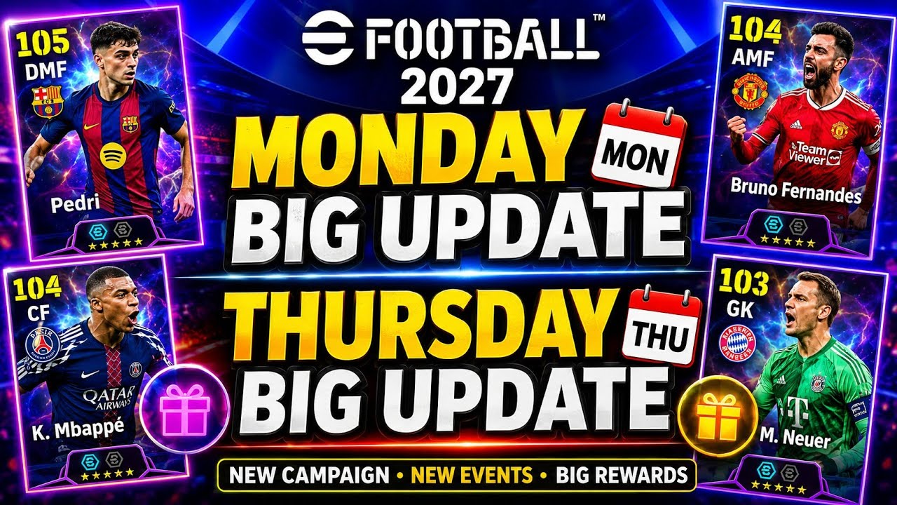 eFootball Monday & Thursday New Campaign update | Free Coin | Free Epic Card | Free Manager 