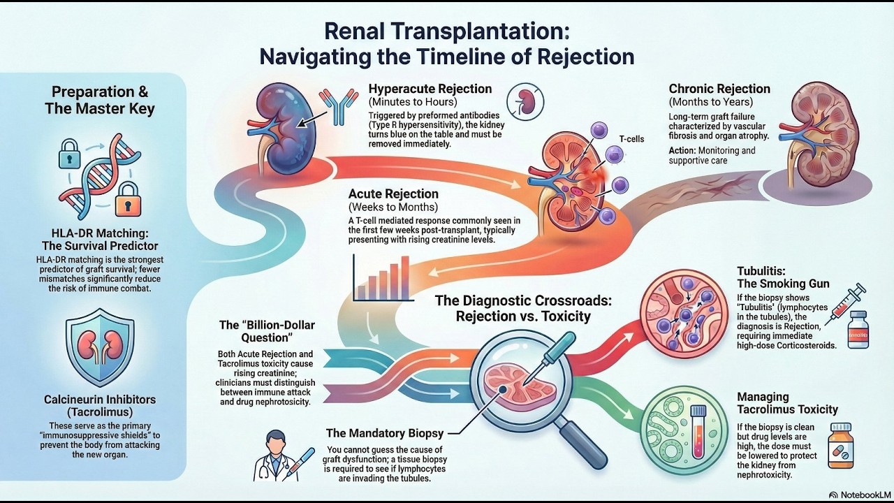 Renal Transplantation for USMLE (Step 2) | The Immune Battle Mastery 📜