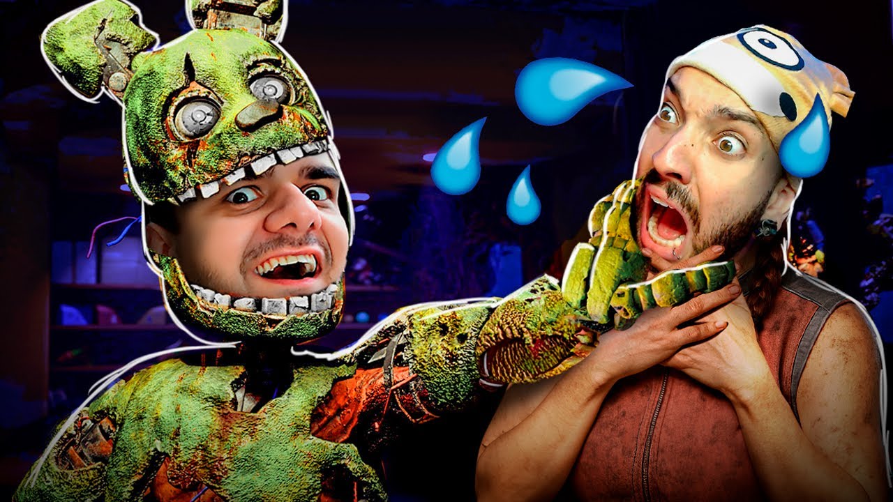 JOGUEI COMO SPRINGTRAP NO DEAD BY DAYLIGHT E TOQUEI O TERROR EM GERAL (DBD atualização de FNAF)
