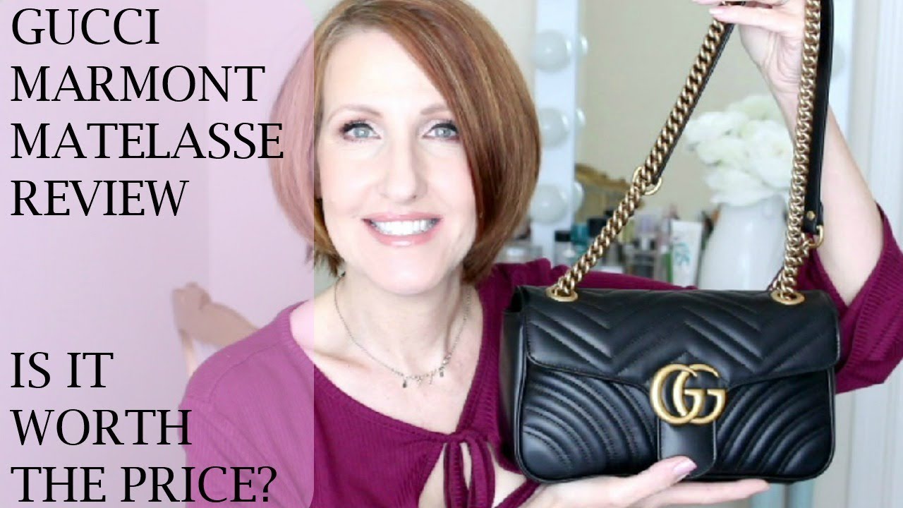 GUCCI MARMONT MATELASSE SMALL BAG REVIEW 🛍️