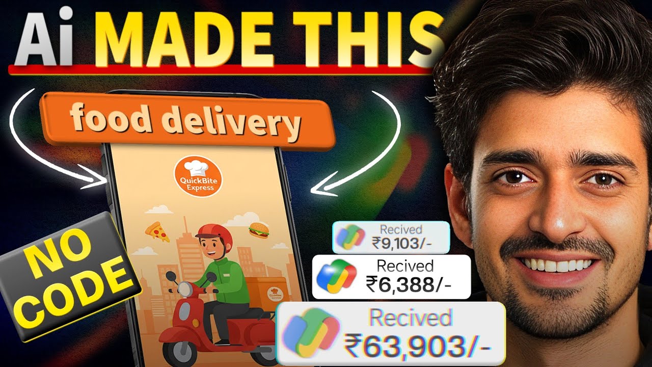 Make Food Delivery App in Minutes with AI (Like Zomato & Swiggy) | Free Mobile Method 2025