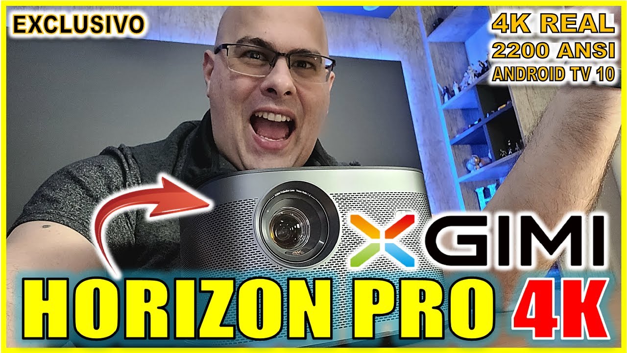 PROJETOR XGIMI HORIZON PRO 4K. VOCÊ TEM QUE VER PARA CRER. INCRÍVEL! [Review BR] Geek143