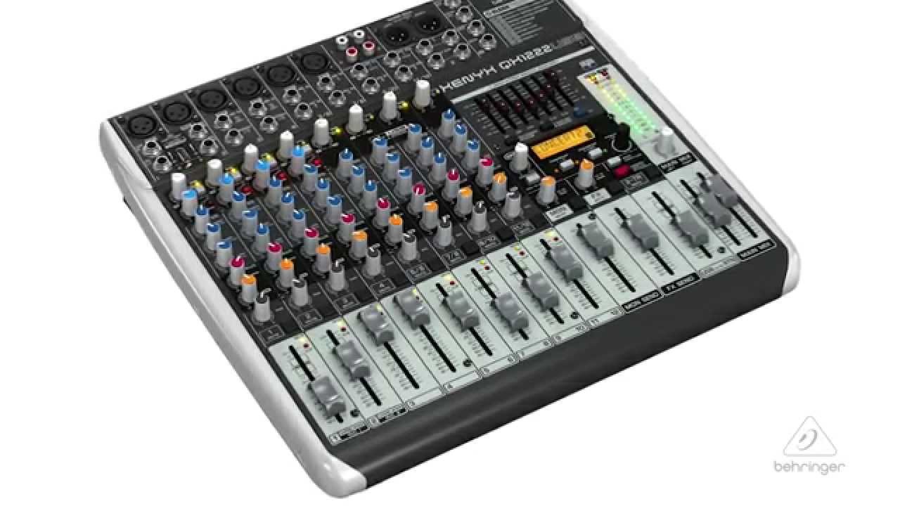XENYX QX1222USB Portable Mixer & USB Audio Interface
