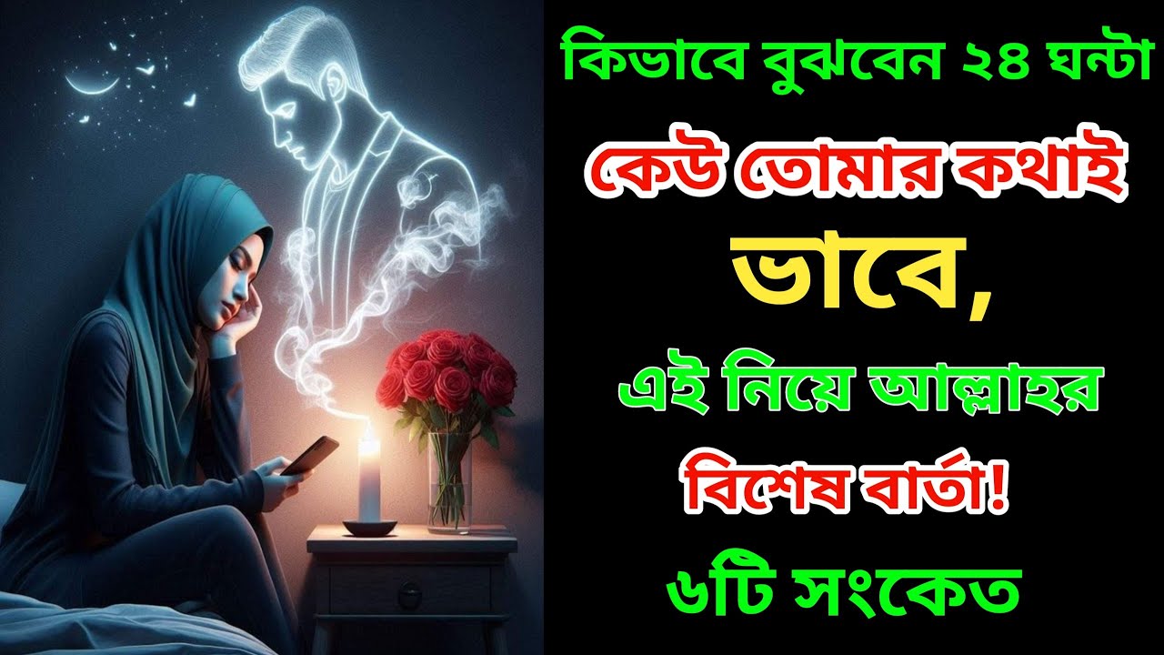কিভাবে বুঝবে ২৪ ঘন্টা কেউ তোমার কথাই ভাবে? | ৬টি আল্লাহর ইশারা | Love Motivation Islamic Video