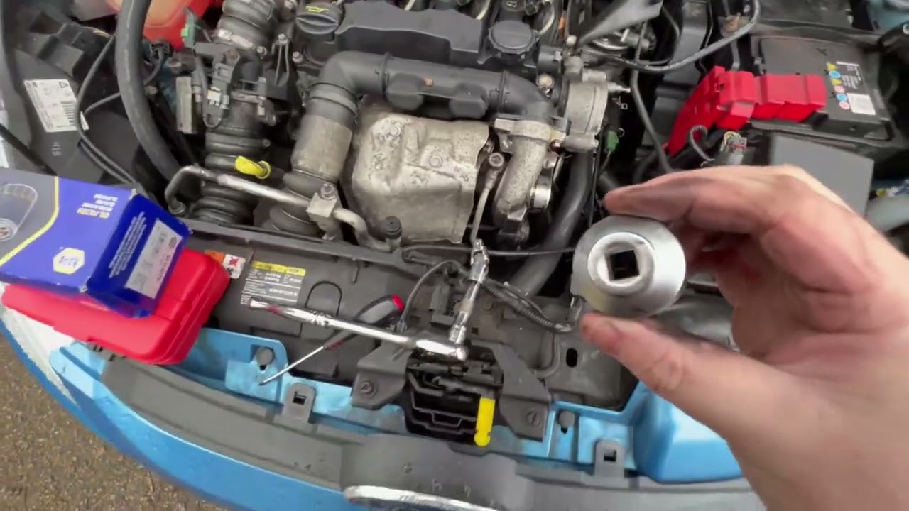 Как заменить масло и фильтр на Fiesta Mk7 1.6 TDCI