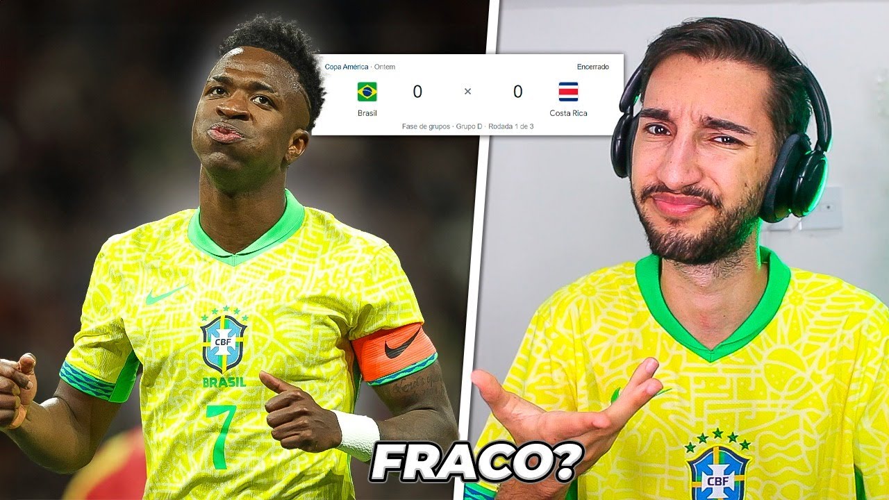 Brasil 0 x 0 Costa Rica -SELEÇÃO BRASILEIRA MAL DEMAIS! ❌🇧🇷