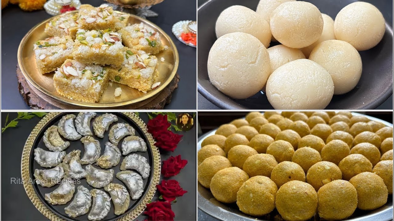 4 बोहोत ही टेस्टी और आसान मिठाई - Diwali Special Sweets