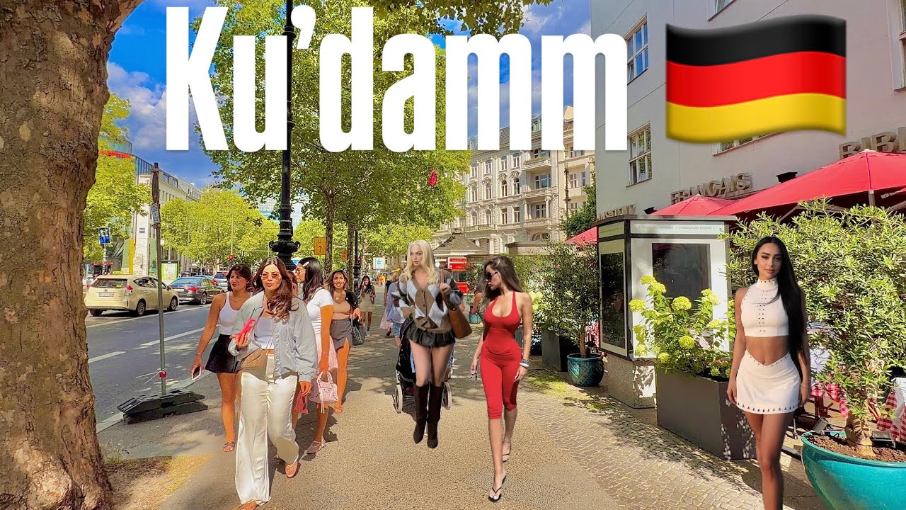 BERLIN GERMANY| Summer walking in the most elegant street in Germany ? 🇩🇪 4K HDR
