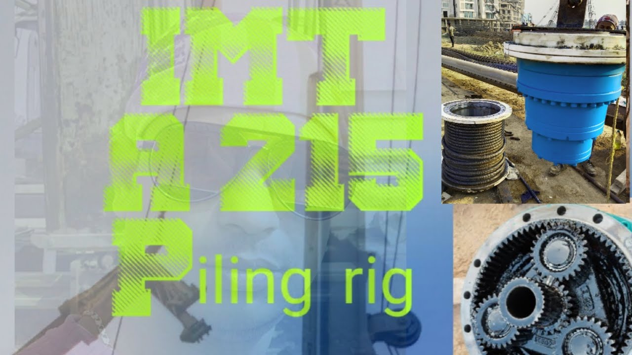 পাইলিং রিগ মেশিন  1no winch  গিয়ারবক্স @IMT A215 1st winch full gearbox open@ APRG Group