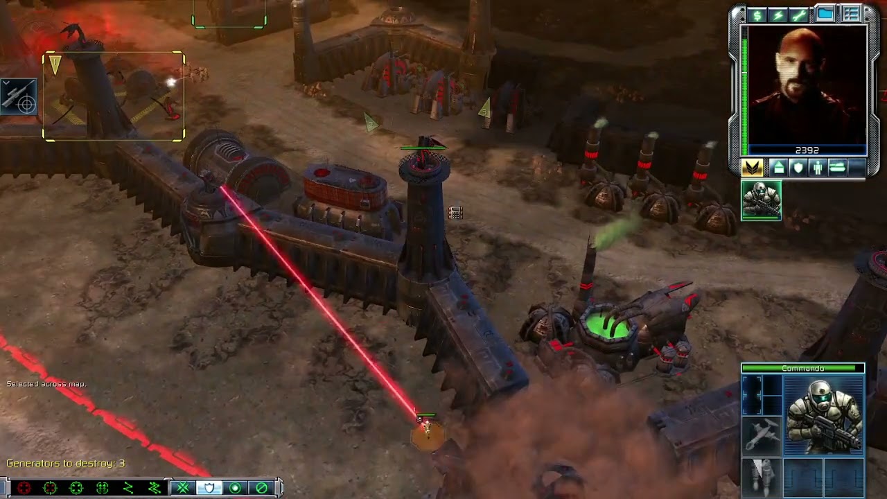 C&C3 Tiberium Wars GDI 11: Sarajevo [Hard, 100%] v1.09 7:40
