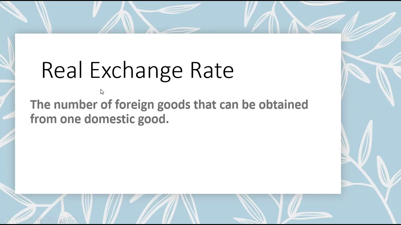 How to Calculate the Real Exchange Rate