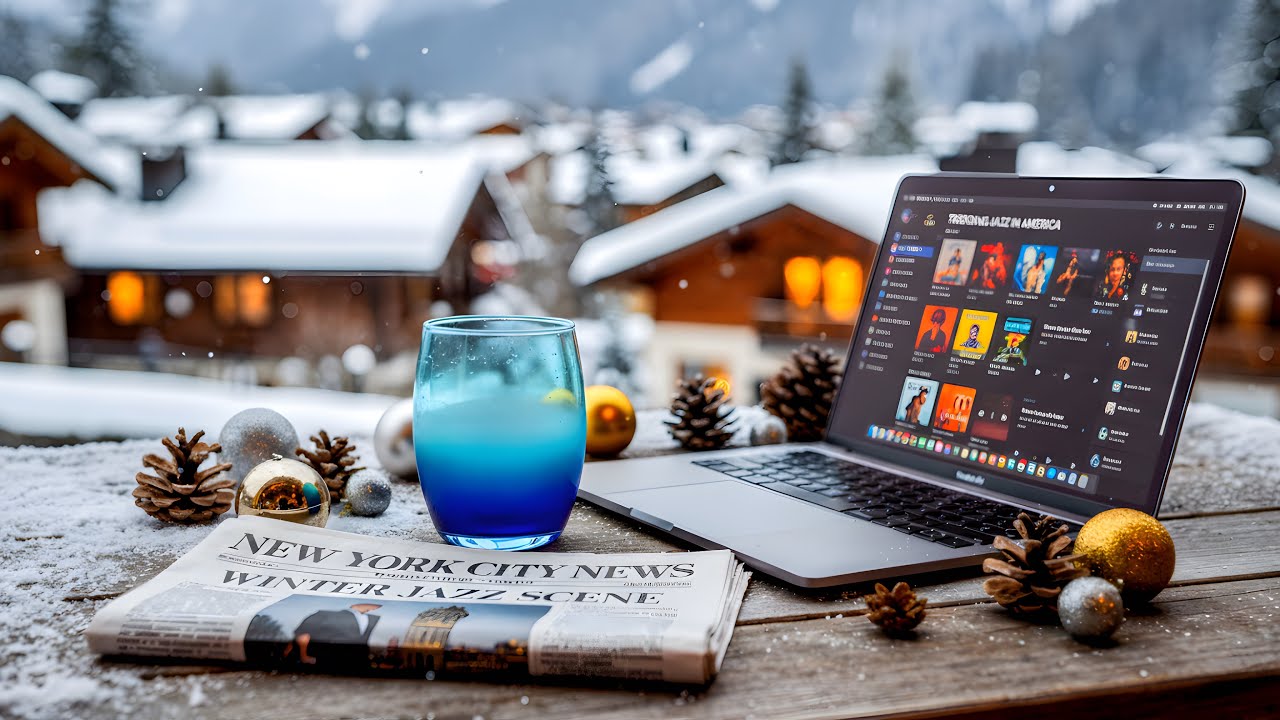 February Lightly Jazz Cafe ~ Sweet Winter Morning Jazz & Bossa Nova Piano Music for Study, Work