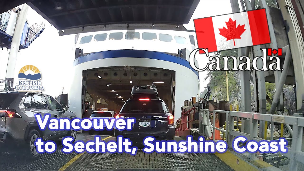 To Sechelt BC Canada [ Sunshine Coast ] - Pacific Drive | 캐나다 시셀 선샤인코스트 로드트립