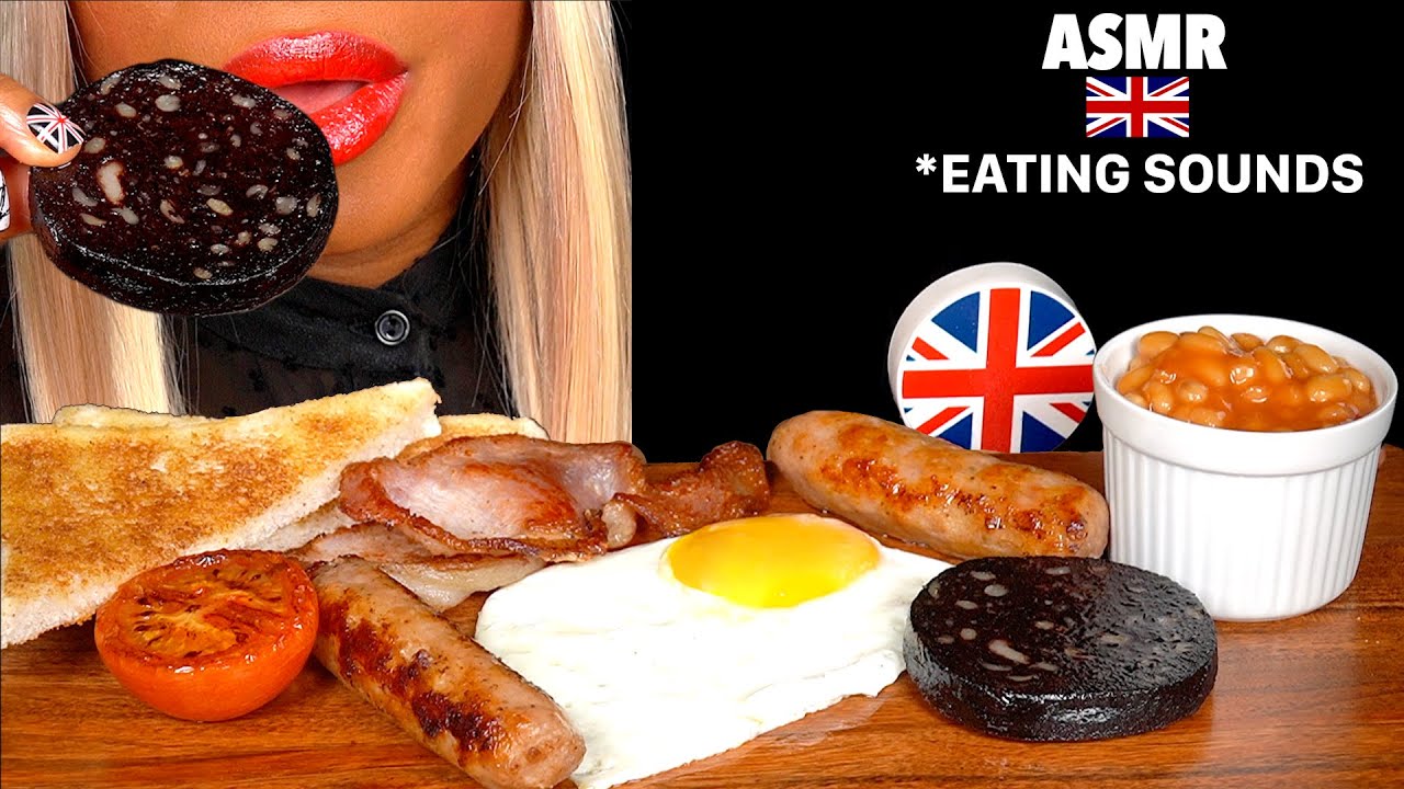 ASMR Eating English Breakfast| Eating Sounds|  Mukbang 먹방 | ASMR MAG UK