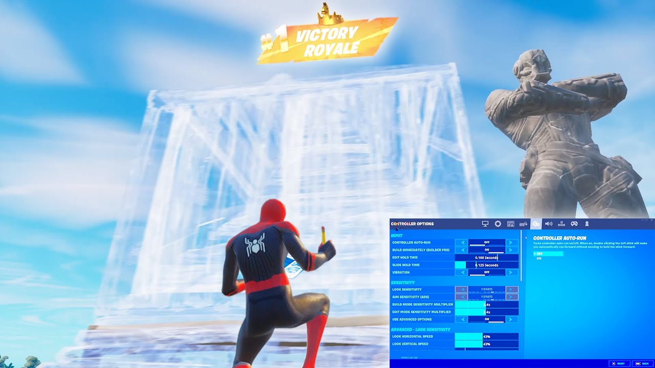 New *BEST* Controller Fortnite Settings/Sensitivity LINEAR *AIMBOT* - Chapter 3 Settings - PS4/XBOX