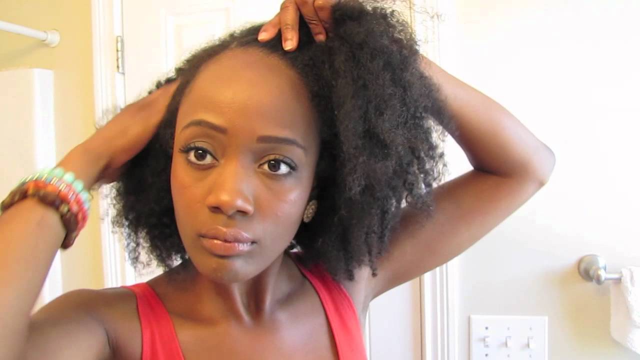 Natural Hair Style : Roll & Tuck
