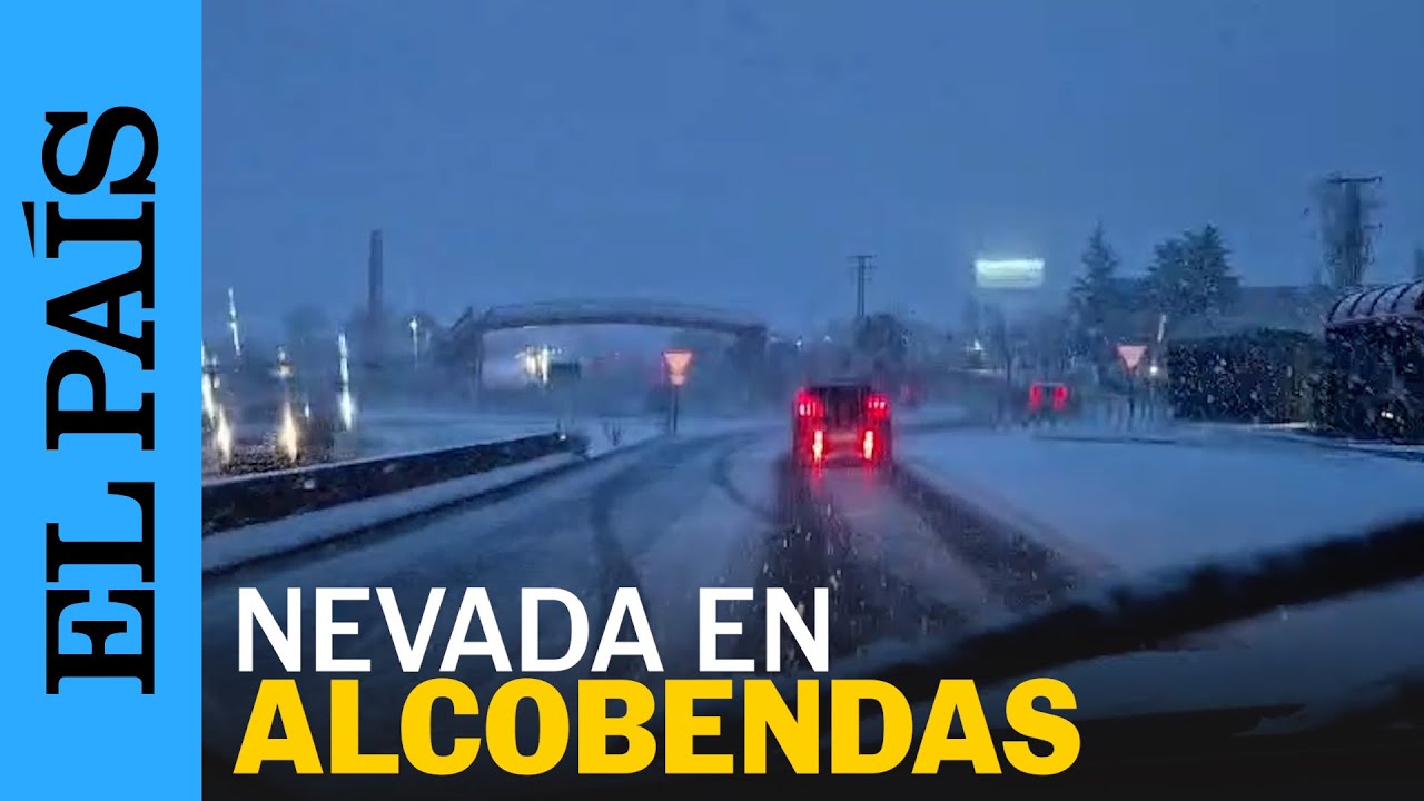 NIEVE EN MADRID | Las nevadas de la borrasca Kristin en ALCOBENDAS | EL PAÍS