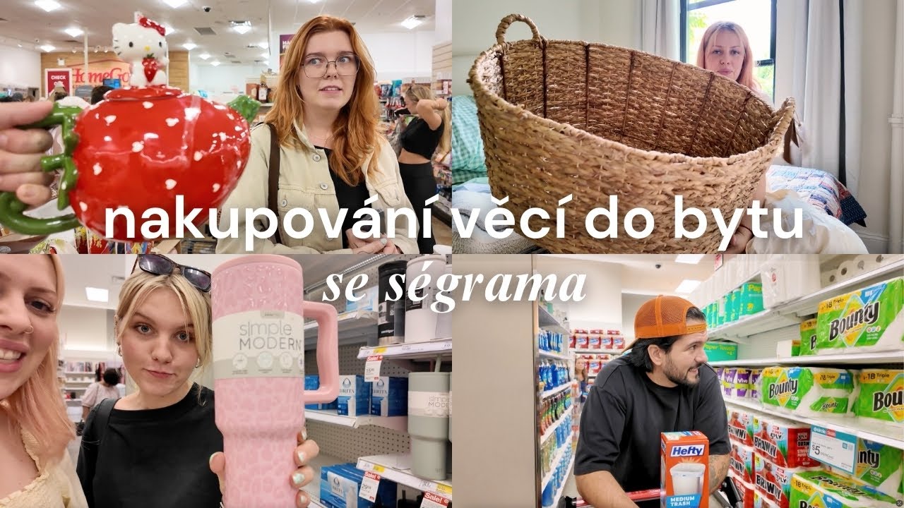 NAKUPOVÁNÍ VĚCÍ DO BYTU SE SÉGRAMA | NYC diaries